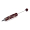 Iron Beadable Pen, Ball-Point Pen, with Polymer Clay Rhinestone, for DIY Personalized Pen with Jewelry Beads, Random Underlay, Amethyst, 149x16mm