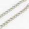 Non-Tarnish 304 Stainless Steel Curb Chains, Soldered, Stainless Steel Color, 4x3x0.6mm