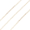 Yellow Gold Filled Cable Chains, Soldered, Real 14K Gold Filled, Link: 1.6x1.3x0.1mm