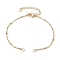 304 Stainless Steel Satellite Chain Bracelet Making, Golden, 6-3/4 inch(17cm)
