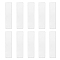 304 Stainless Steel Big Pendants, Blank Stamping Tags, Rectangle, Stainless Steel Color, 64x16x1.8mm, 10pcs/box