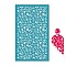 Polyester Silk Screen Printing Stencil, Reusable Polymer Clay Silkscreen Tool, for DIY Polymer Clay Earrings Making, Flower, 151x96mm