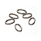 201 Stainless Steel Linking Rings, Stainless Steel Color, 10x6x1mm