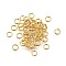 Brass Open Jump Rings, Long-Lasting Plated, Nickel Free, Real 18K Gold Plated, 3.5x0.5mm, Inner Diameter: 2mm