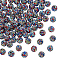 PH PandaHall 10mm Rhinestone Beads 100pcs Pave Disco Ball Clay Beads Polymer Clay Rhinestone Beads Black Colorful Round Crystal Beads for Bracelet Necklace Earring Jewelry Making and DIY Decoration
