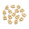 Padlock Ion Plating(IP) 304 Stainless Steel Charms, Golden, 16.5x11.5x1mm, Hole: 4x3.5mm