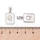 Подвески из нержавеющей стали 304 в форме ракушки STAS-G327-01P-Q-3
