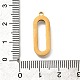 Полые овальные подвески из нержавеющей стали 304 STAS-Q348-05G-3