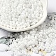 Непрозрачные цвета блестящие стеклянные бусины SEED-B001-01A-12-1