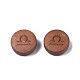 Деревянные бусины с лазерной гравировкой WOOD-S053-53H-2