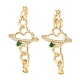Застежки-защелки из натуральной латуни KK-U059-30G-1