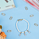 8 шт. латунные пружинные кольца-затворы FIND-UN0003-20G-2