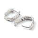 Серьги-кольца из латуни с буквой U для женщин KK-Z038-06P-2