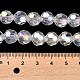 Прозрачные стеклянные бусины EGLA-A035-T10mm-B19-4