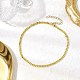 Браслеты с цепочкой из латуни AJEW-AN00582-2