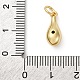 Латунные микро проложить кубического циркония подвески KK-P308-55G-3
