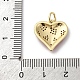 Латунь микропаве фианиты с подвесками из эмали KK-Q098-21G-A-3
