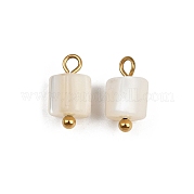 Подвески-колонны из натуральных ракушек STAS-D378-32G