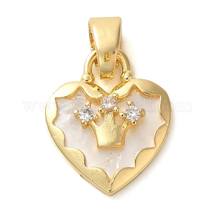 Латунные микро проложить кубического циркония подвески KK-M099-02G-1