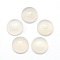 Natural Agate Cabochons, Half Round, 12x5~6mm