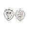 Non-Tarnish 304 Stainless Steel Pendant Cabochon Settings, Lion, Stainless Steel Color, Tray: 2.5x2mm, 25x20x4mm, Hole: 2.5mm