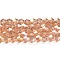 Transparent Electroplate Glass Beads Strands, AB Color Plated, Faceted, Bicone, Sandy Brown, 4x4mm, Hole: 0.8mm, about 80~85pcs/strand, 30~32cm