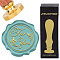 Brass Wax Seal Stamps with Wood Handle, for DIY Scrapbooking, Word, 25mm