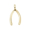 Brass Pendants, Letter V Charms, Cadmium Free & Lead Free, Long-Lasting Plated, Rack Plating, Real 18K Gold Plated, 16.5x8.5x4mm, Hole: 2.5x2mm