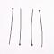 Tarnish Resistant 304 Stainless Steel Flat Head Pins, Stainless Steel Color, 36x0.7mm, Head: 1.7mm