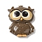 Cartoon Tribe Theme Opaque Resin Decoden Cabochons, Owl, 28.5x23x7mm