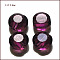 Imitation Austrian Crystal Beads, Grade AAA, Faceted, Flat Round, Purple, 8x4mm, Hole: 0.9~1mm
