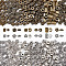 360Pcs 12 Styles Tibetan Style Alloy Beads, Mixed Shapes, Mixed Color, 6~8x5~7x2~6mm, Hole: 1~7x1~4mm, 30pcs/style