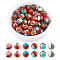 Synthetic Shoushan Stone Beads Strands, Round, 8mm, Hole: 1mm, about 51pcs/strand, 15 inch, 1strand/box