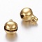 Ion Plating(IP) 304 Stainless Steel Bell Charms, Golden, 8x5mm, Hole: 1.5mm