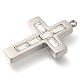 Подвески из нержавеющей стали 304 со стразами STAS-P369-14P-01-1-2