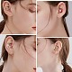 9 шт. 9 стильные серьги-гвоздики с цветком JX189A-7