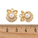Латунные микро проложить кубического циркония подвески KK-U036-14G-3
