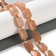 Натуральный Sunstone бисер пряди G-H061-A02-01-2