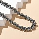 Биконусные бусины из синтетического немагнитного гематита NJEW-R020-06-1
