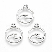 Подвески из сплава в тибетском стиле TIBE-S323-070AS-RS