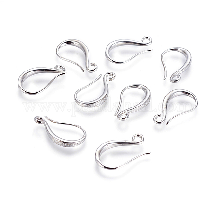 Латунные крючки для сережек KK-G365-17P-1