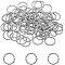 UNICRAFTALE 100pcs Twisted Open Jump Rings 304 Stainless Steel Jump Rings 9mm Inner Diameter Jump Ring Connectors O Rings for DIY Bracelet Necklaces Jewelry Craft Making 12x1.5mm