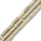 Natural Fossil Beads Strands, Column, 13~15.5x4mm, Hole: 1mm, about 29pcs/strand, 15.16 inch(38.5cm)