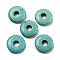 Natural Howlite Dyed Pendants, Donut Charms, 26x6mm, Hole: 8mm