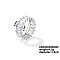 Fashionable Brass Rhinestone Plaid Ring Jewelry, Platinum, Clear, show in picture