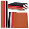 AHANDMAKER 4Pcs Book Cloth for Book Binding, 4 Colors 16.93 x 29.13 Inch Book Cloth Bookcover Fabric, Book Binding Cloth Bookbinding Tape for DIY Crafts Books Album Scrapbooking, Dark Color