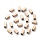 Ion Plating(IP) 304Stainless Steel Beads, Cuboid, Rose Gold, 6x3x3mm, Hole: 1.8mm