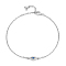 S925 Silver Devil Eye Bracelet with Full Diamond Eyes Series