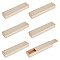 DICOSMETIC 6Pcs Wood Box With Sliding Lid Small Wood Case Pen Box Rectangle Wooden Jewelry Box DIY Storage Chest Pencil Box for Christmas Wedding Party Storage