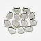 Non-Tarnish 201 Stainless Steel Sew on Prong Settings, Claw Settings for Pointed Back Rhinestone, Drop, Stainless Steel Color, Tray: 18x13mm, 17x12x6.5mm, Hole: 1mm